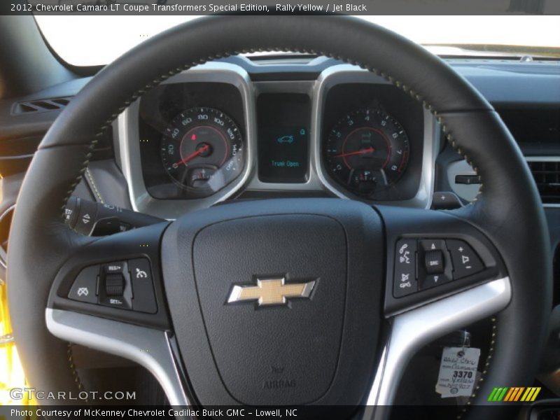 Rally Yellow / Jet Black 2012 Chevrolet Camaro LT Coupe Transformers Special Edition