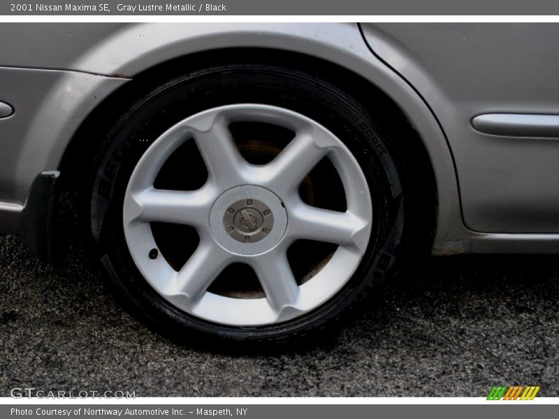 Gray Lustre Metallic / Black 2001 Nissan Maxima SE