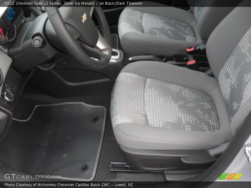 Silver Ice Metallic / Jet Black/Dark Titanium 2012 Chevrolet Sonic LS Sedan