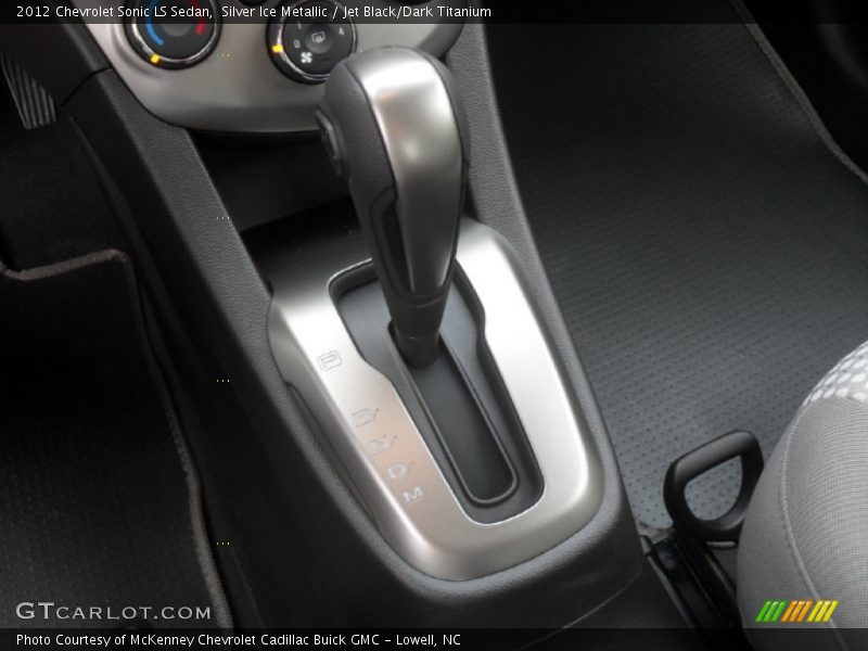 Silver Ice Metallic / Jet Black/Dark Titanium 2012 Chevrolet Sonic LS Sedan
