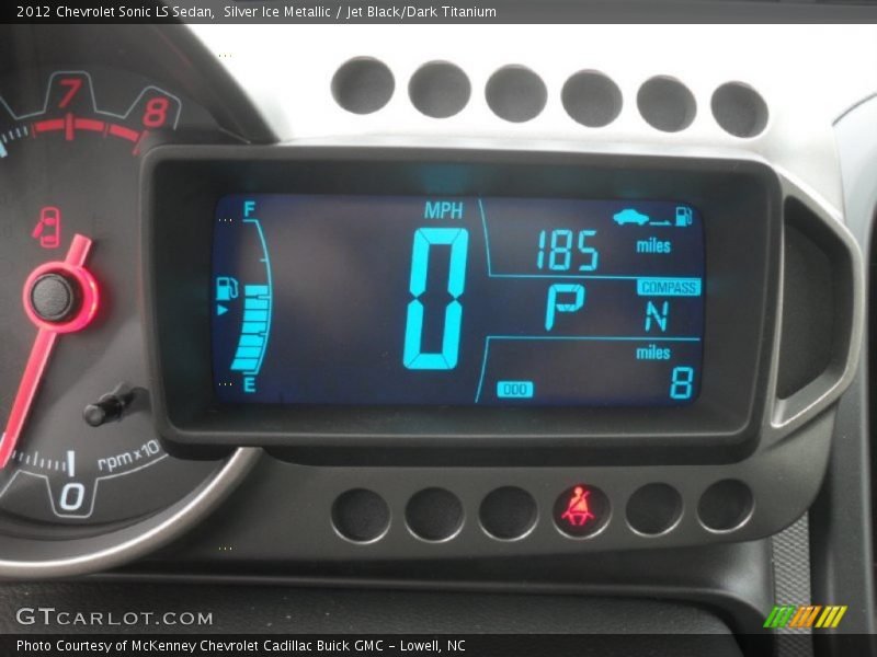 Silver Ice Metallic / Jet Black/Dark Titanium 2012 Chevrolet Sonic LS Sedan