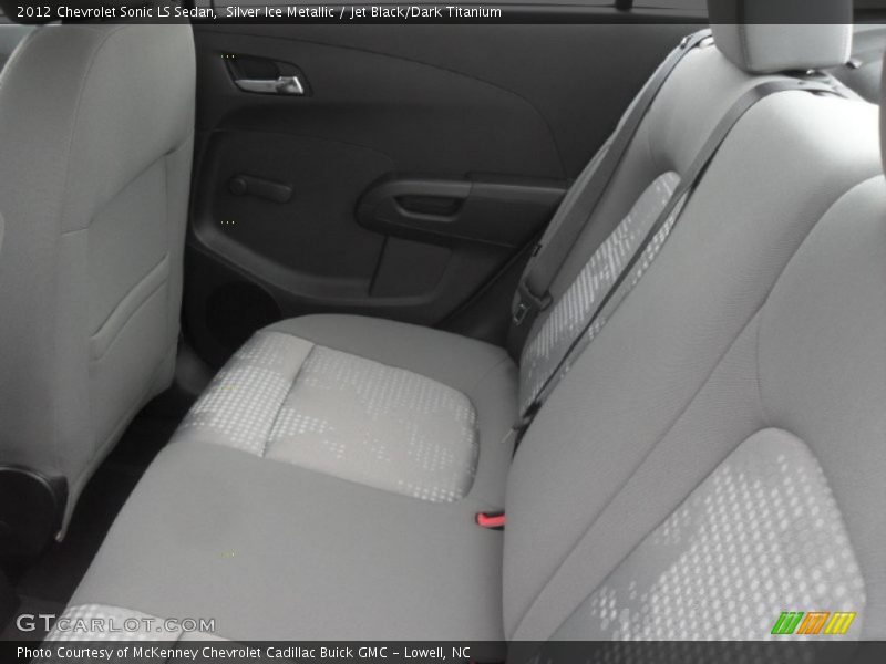 Silver Ice Metallic / Jet Black/Dark Titanium 2012 Chevrolet Sonic LS Sedan