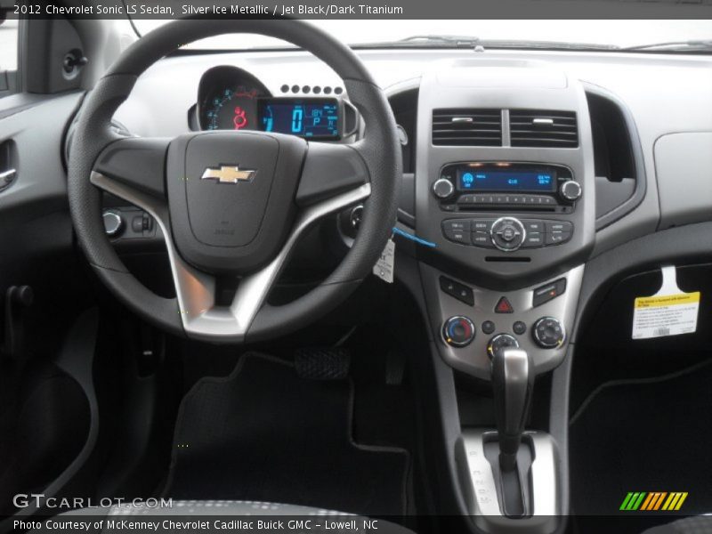 Silver Ice Metallic / Jet Black/Dark Titanium 2012 Chevrolet Sonic LS Sedan