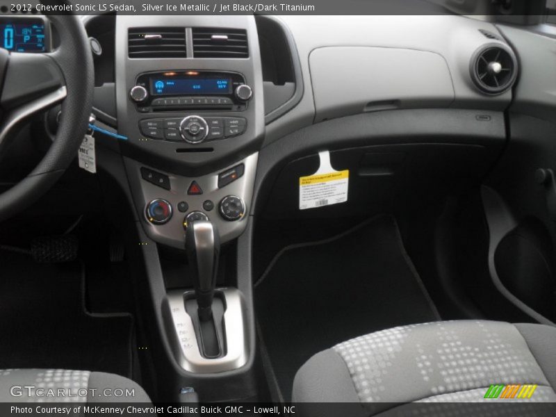 Silver Ice Metallic / Jet Black/Dark Titanium 2012 Chevrolet Sonic LS Sedan