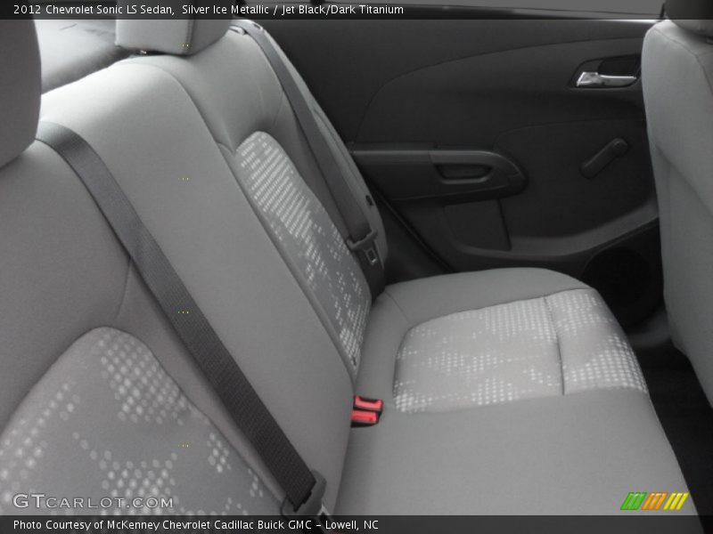Silver Ice Metallic / Jet Black/Dark Titanium 2012 Chevrolet Sonic LS Sedan