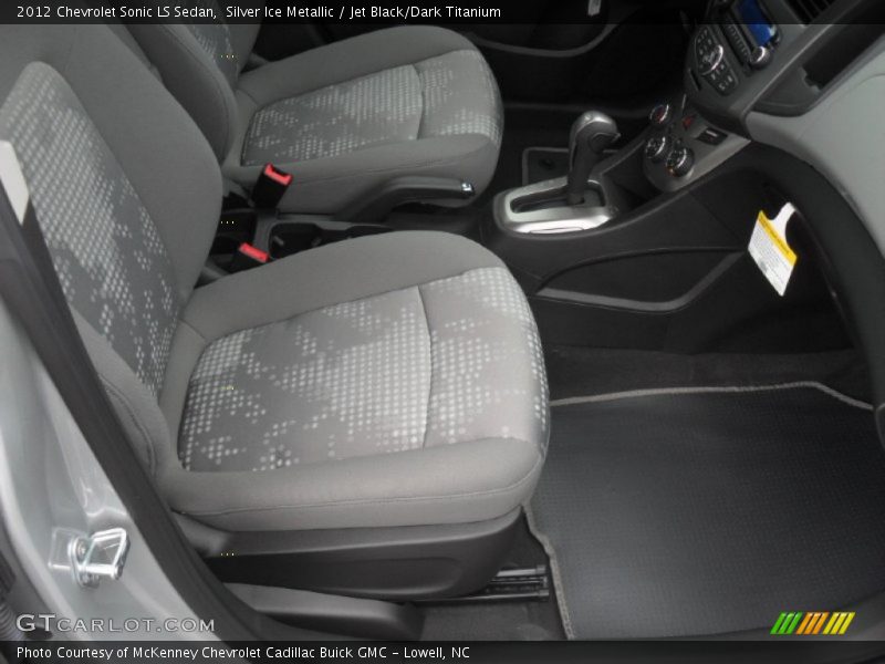 Silver Ice Metallic / Jet Black/Dark Titanium 2012 Chevrolet Sonic LS Sedan