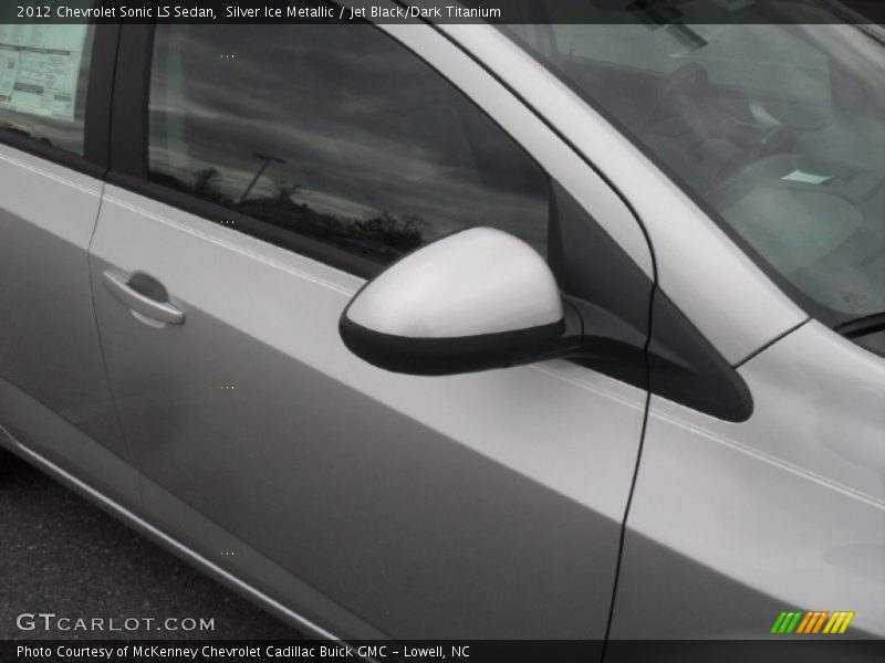 Silver Ice Metallic / Jet Black/Dark Titanium 2012 Chevrolet Sonic LS Sedan
