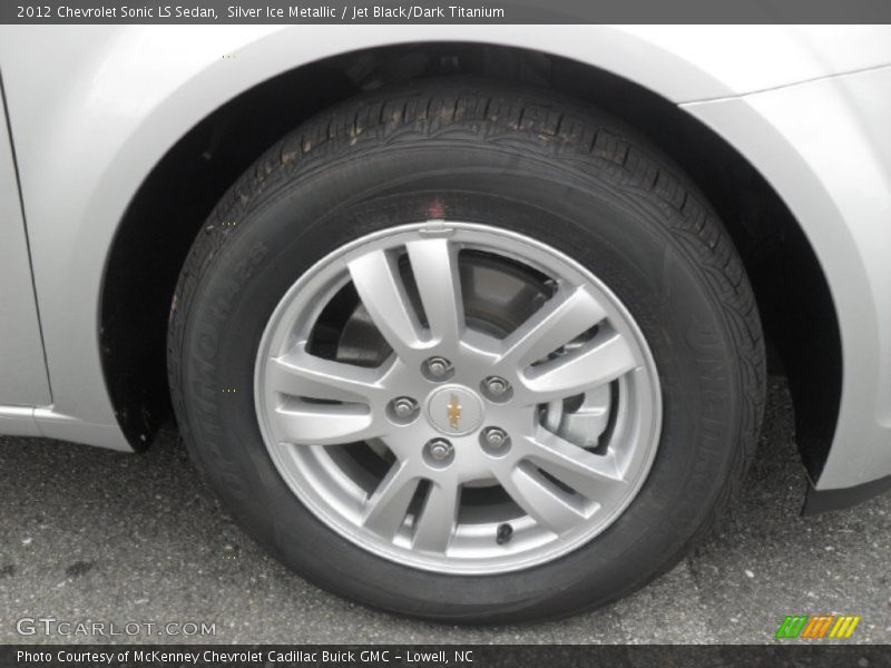 Silver Ice Metallic / Jet Black/Dark Titanium 2012 Chevrolet Sonic LS Sedan