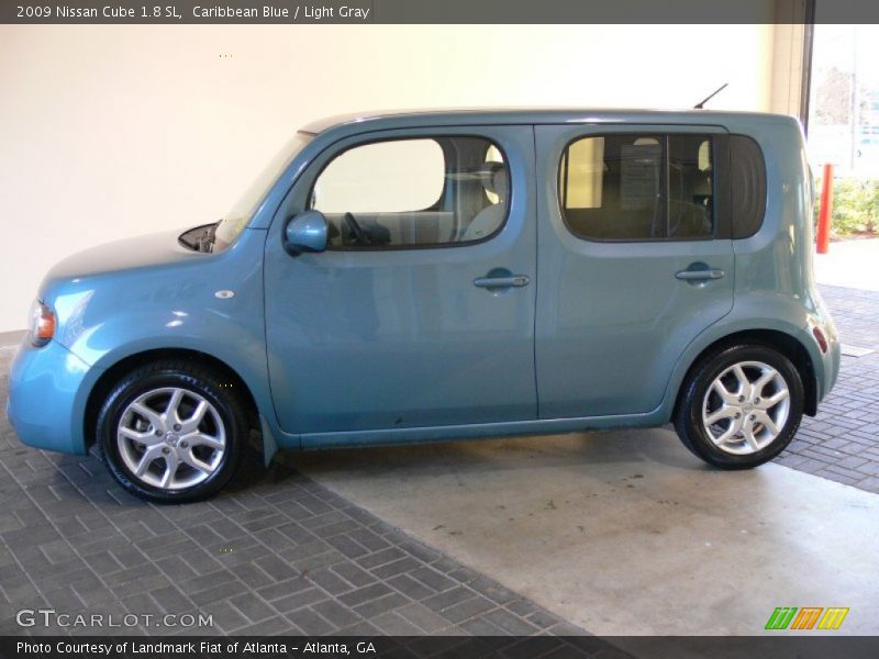 Caribbean Blue / Light Gray 2009 Nissan Cube 1.8 SL