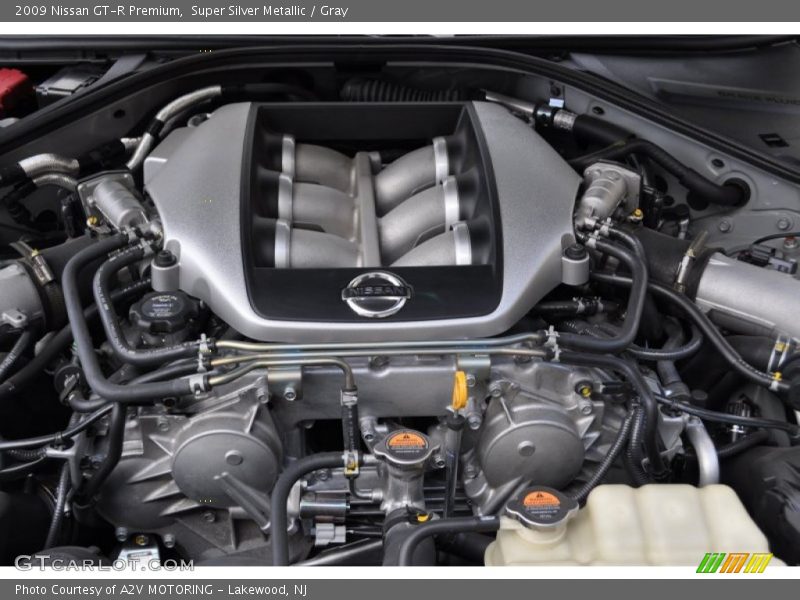  2009 GT-R Premium Engine - 3.8 Liter Twin-Turbocharged DOHC 24-Valve CVTCS V6 (VR38DETT)