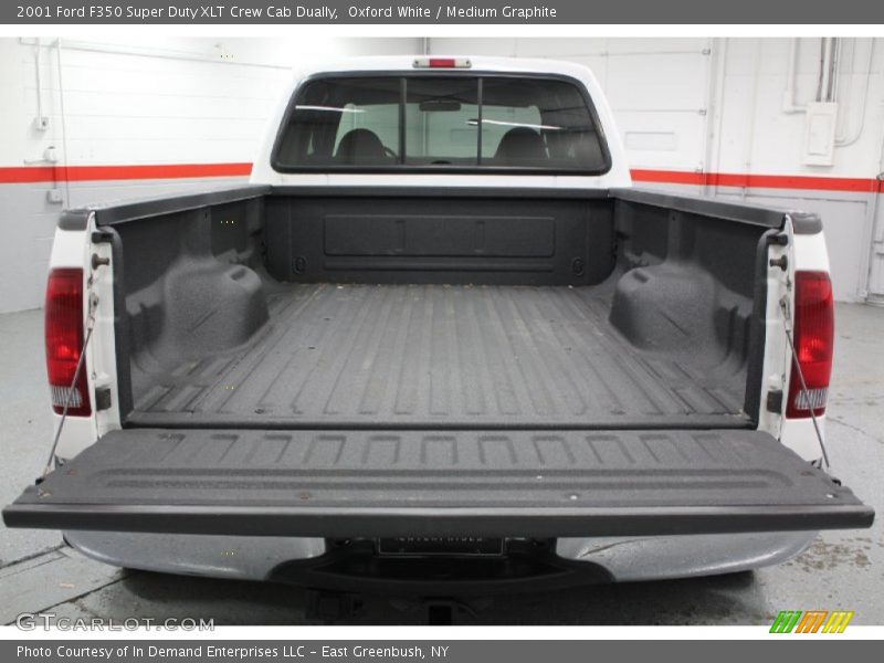 Oxford White / Medium Graphite 2001 Ford F350 Super Duty XLT Crew Cab Dually