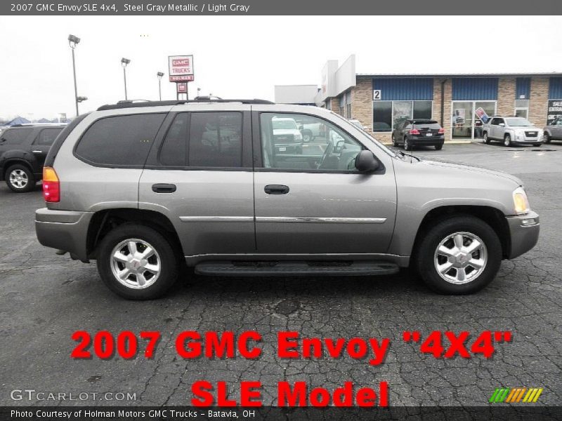 Steel Gray Metallic / Light Gray 2007 GMC Envoy SLE 4x4