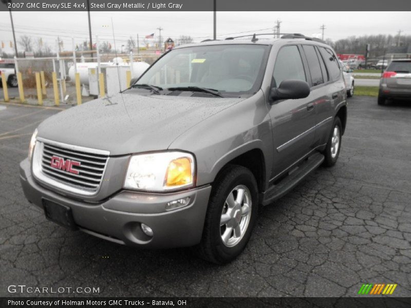 Steel Gray Metallic / Light Gray 2007 GMC Envoy SLE 4x4