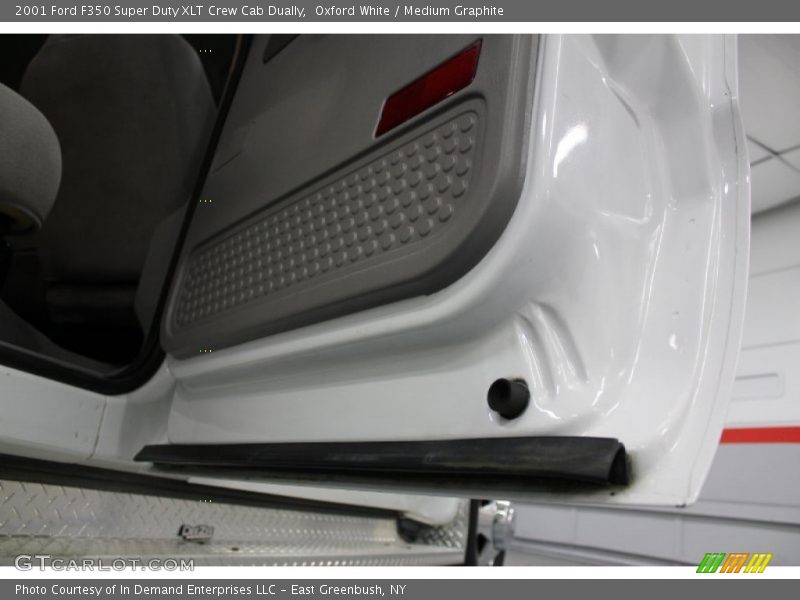 Oxford White / Medium Graphite 2001 Ford F350 Super Duty XLT Crew Cab Dually