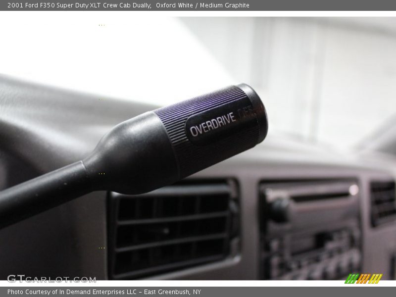 Oxford White / Medium Graphite 2001 Ford F350 Super Duty XLT Crew Cab Dually