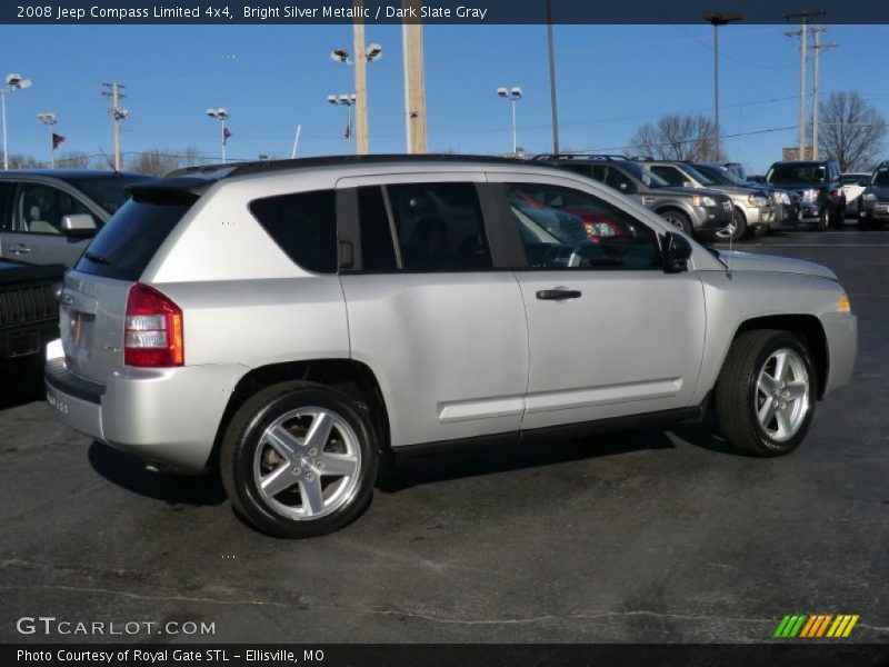 Bright Silver Metallic / Dark Slate Gray 2008 Jeep Compass Limited 4x4