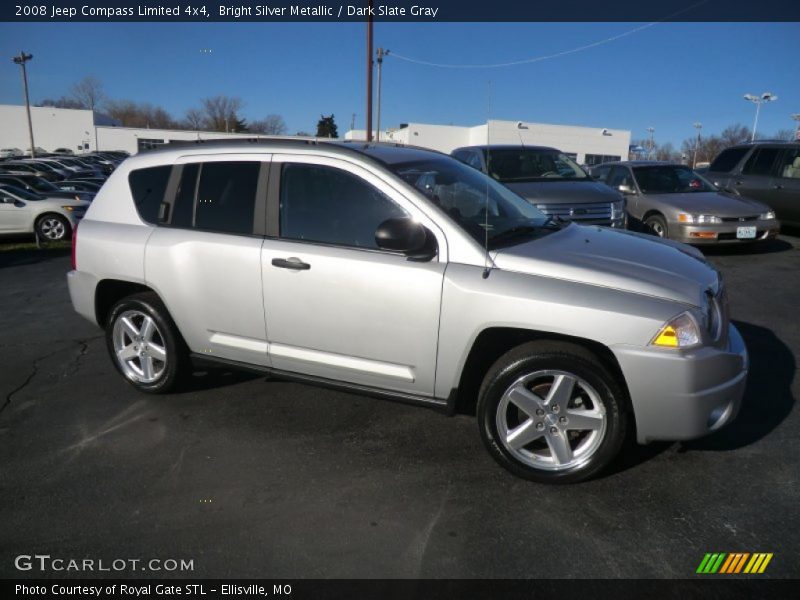 Bright Silver Metallic / Dark Slate Gray 2008 Jeep Compass Limited 4x4