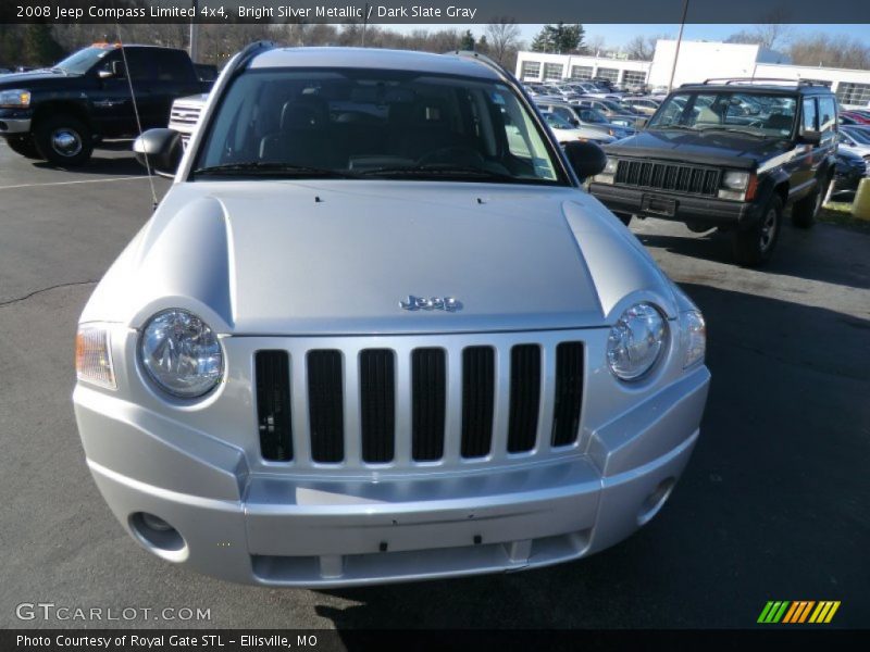 Bright Silver Metallic / Dark Slate Gray 2008 Jeep Compass Limited 4x4