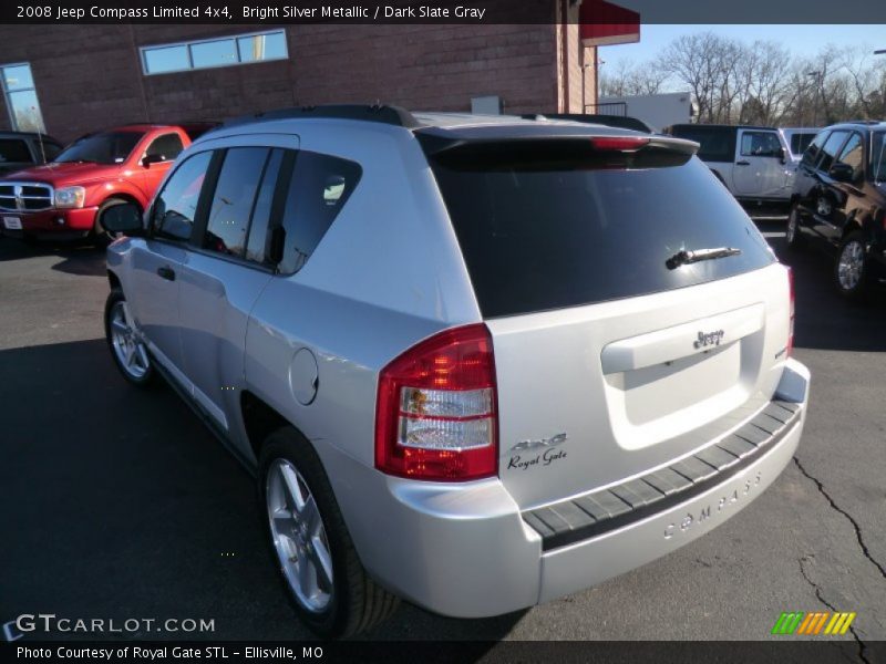 Bright Silver Metallic / Dark Slate Gray 2008 Jeep Compass Limited 4x4