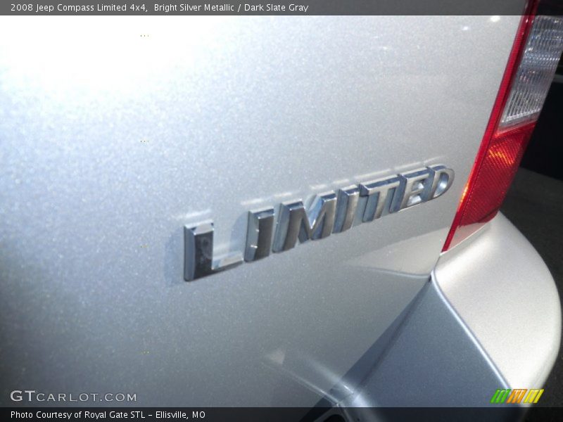 Bright Silver Metallic / Dark Slate Gray 2008 Jeep Compass Limited 4x4