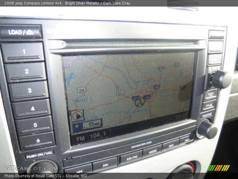 Bright Silver Metallic / Dark Slate Gray 2008 Jeep Compass Limited 4x4