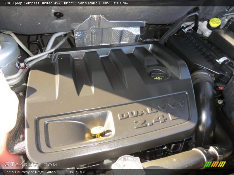 Bright Silver Metallic / Dark Slate Gray 2008 Jeep Compass Limited 4x4