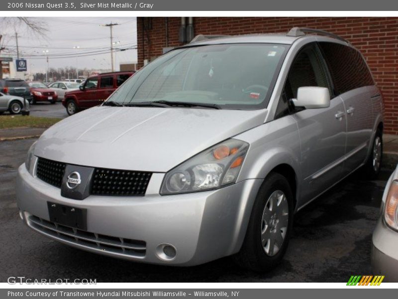 Silver Mist Metallic / Gray 2006 Nissan Quest 3.5