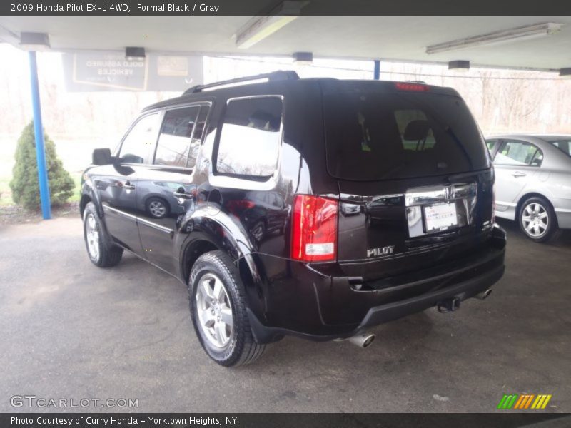 Formal Black / Gray 2009 Honda Pilot EX-L 4WD