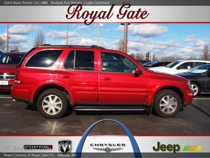 Medium Red Metallic / Light Cashmere 2004 Buick Rainier CXL AWD