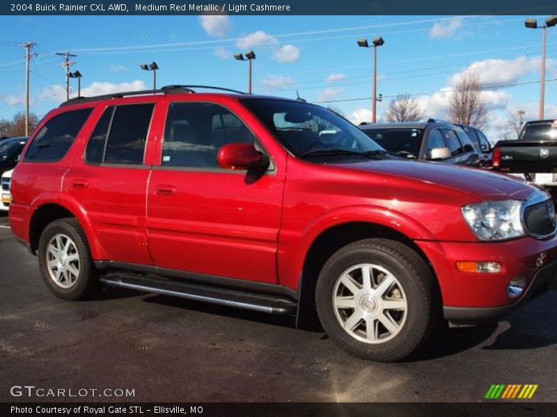 Medium Red Metallic / Light Cashmere 2004 Buick Rainier CXL AWD