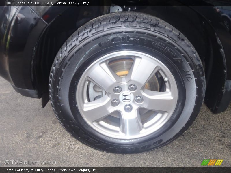 Formal Black / Gray 2009 Honda Pilot EX-L 4WD