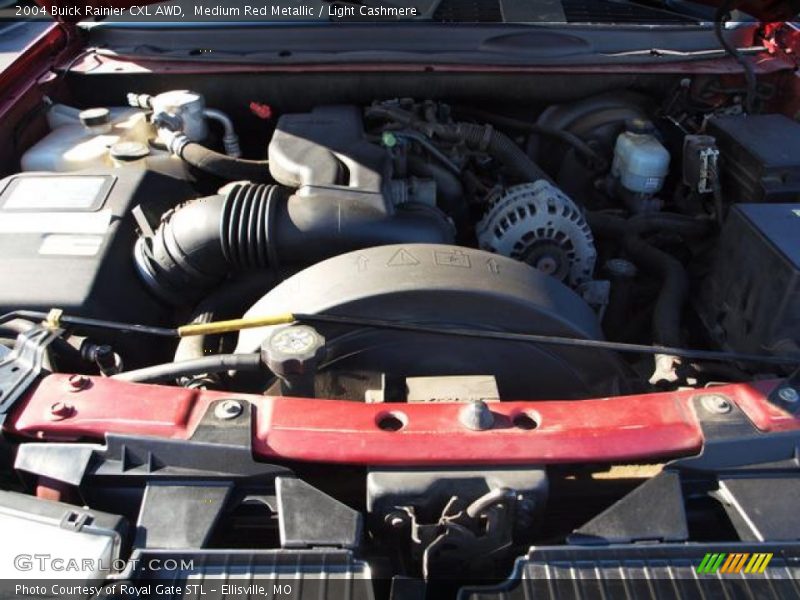 Medium Red Metallic / Light Cashmere 2004 Buick Rainier CXL AWD