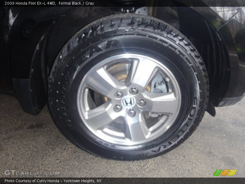 Formal Black / Gray 2009 Honda Pilot EX-L 4WD
