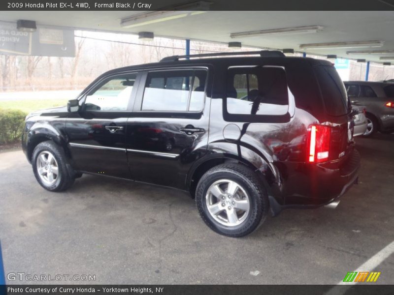 Formal Black / Gray 2009 Honda Pilot EX-L 4WD