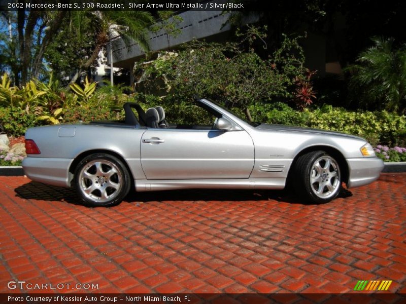  2002 SL 500 Roadster Silver Arrow Ultra Metallic