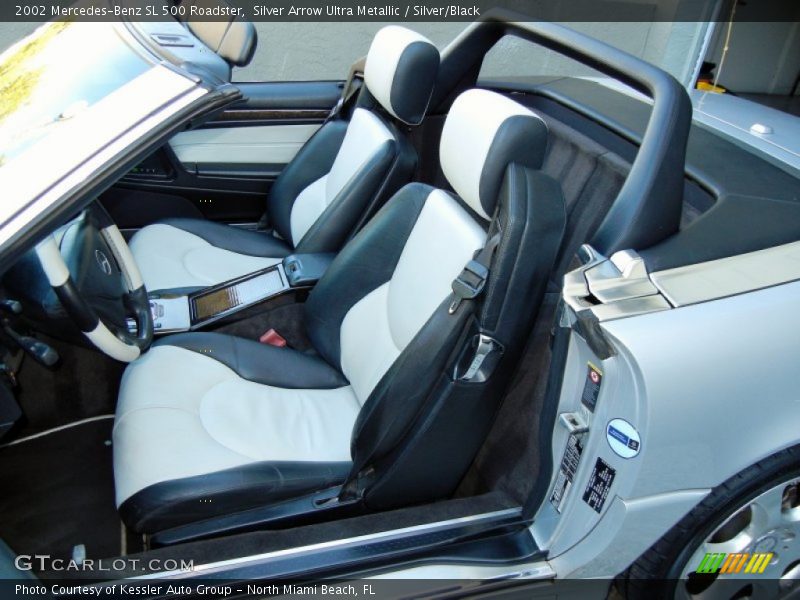 Silver Arrow Silver/Black interior - 2002 Mercedes-Benz SL 500 Roadster