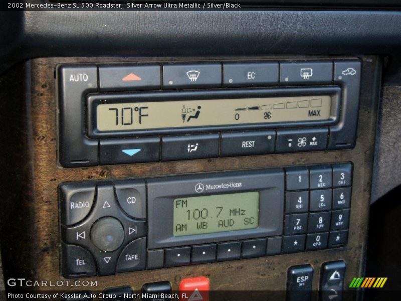 Controls of 2002 SL 500 Roadster