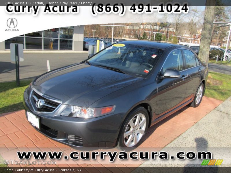 Carbon Gray Pearl / Ebony 2004 Acura TSX Sedan