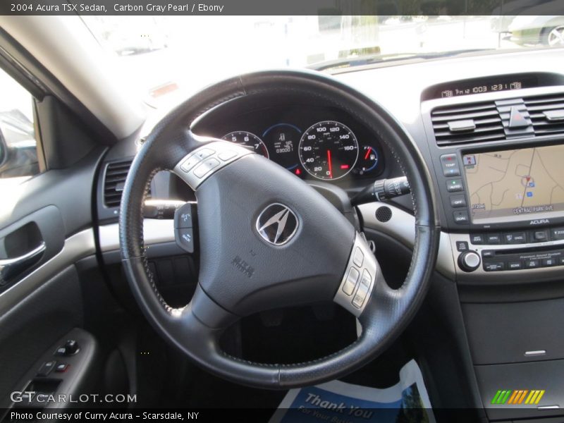 Carbon Gray Pearl / Ebony 2004 Acura TSX Sedan