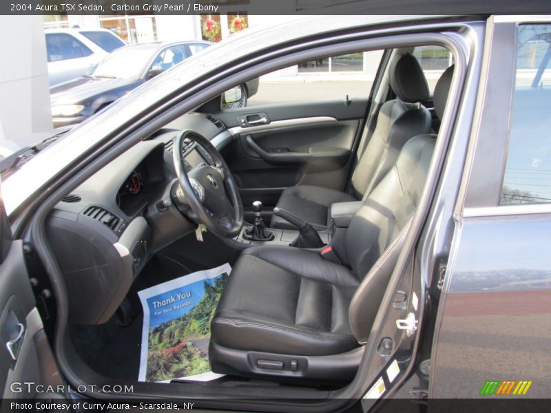  2004 TSX Sedan Ebony Interior