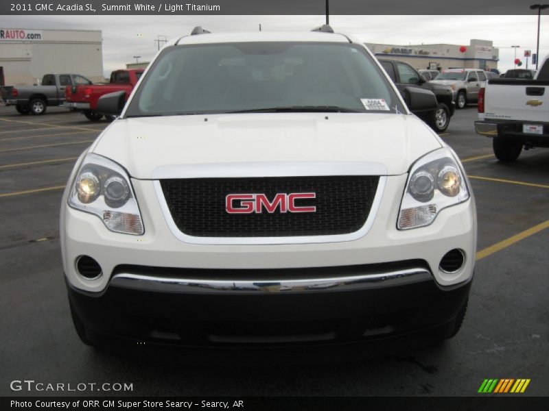 Summit White / Light Titanium 2011 GMC Acadia SL
