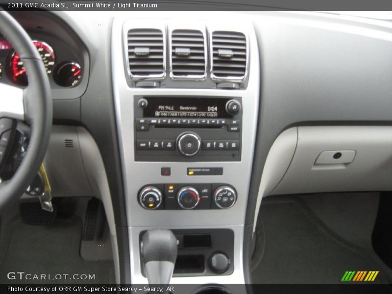 Summit White / Light Titanium 2011 GMC Acadia SL