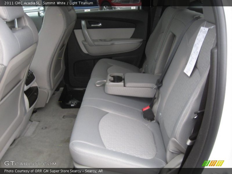 Summit White / Light Titanium 2011 GMC Acadia SL