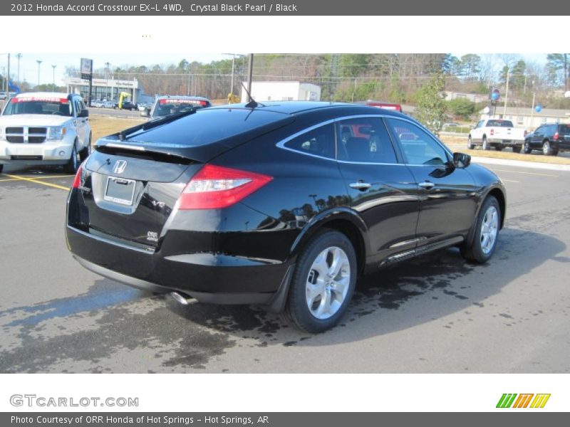 Crystal Black Pearl / Black 2012 Honda Accord Crosstour EX-L 4WD