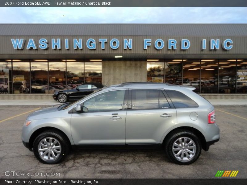 Pewter Metallic / Charcoal Black 2007 Ford Edge SEL AWD