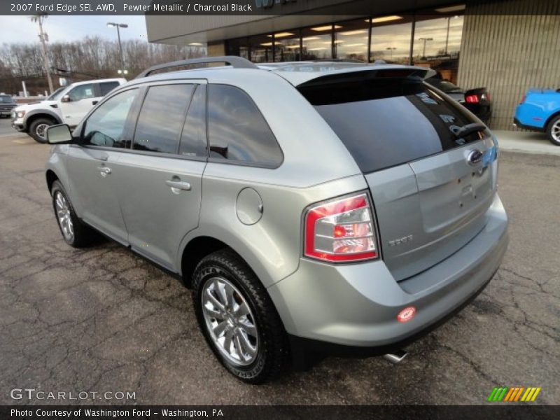 Pewter Metallic / Charcoal Black 2007 Ford Edge SEL AWD