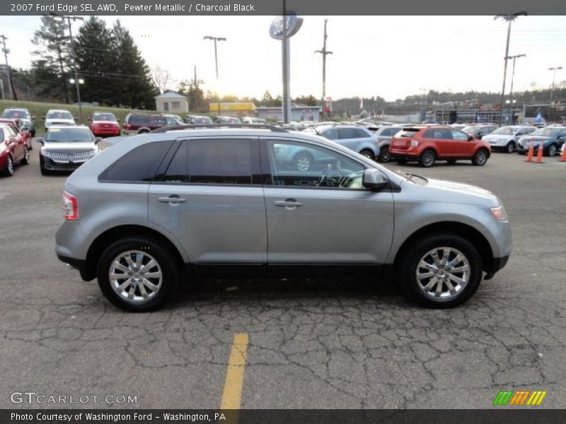 Pewter Metallic / Charcoal Black 2007 Ford Edge SEL AWD