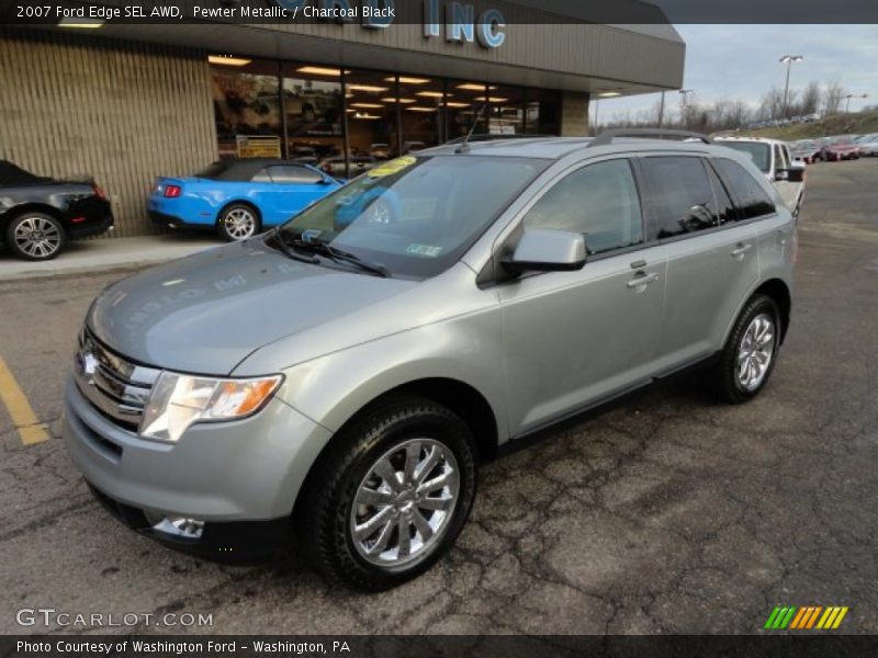Pewter Metallic / Charcoal Black 2007 Ford Edge SEL AWD