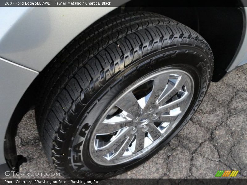 Pewter Metallic / Charcoal Black 2007 Ford Edge SEL AWD