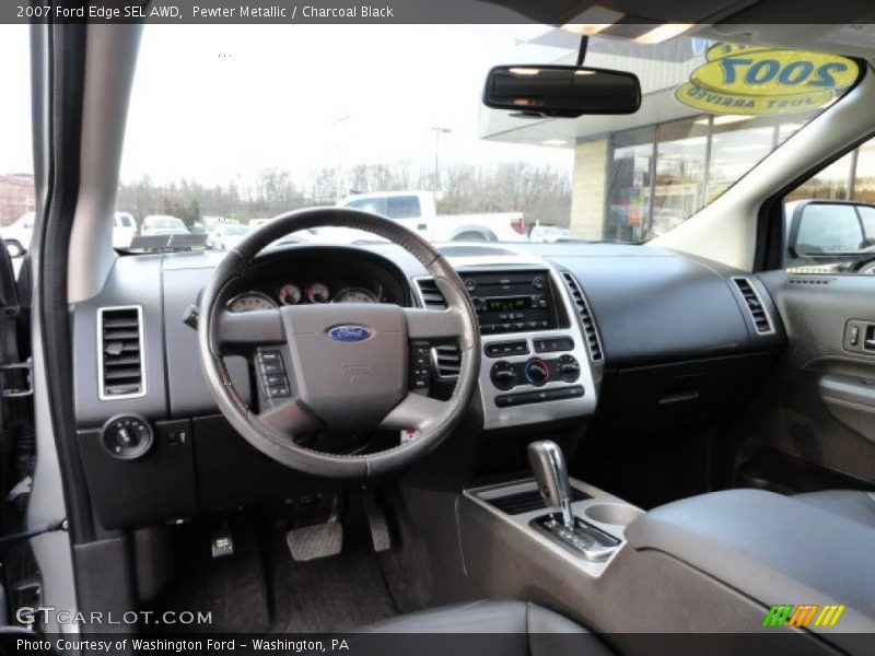 Pewter Metallic / Charcoal Black 2007 Ford Edge SEL AWD